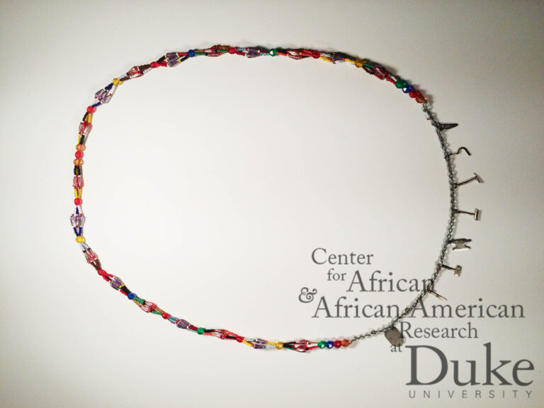 Bunched Flag (Bandera) Necklace for the Palo Monte/Palo Mayombe Gods by Mario Bruzón