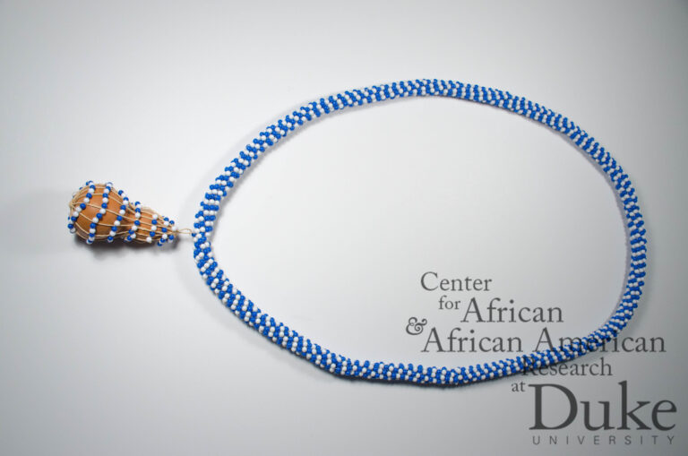 Plastic Bead Necklace (Oxunbetá) with Gourd for the Carnaval Club Filhos de Gandhi